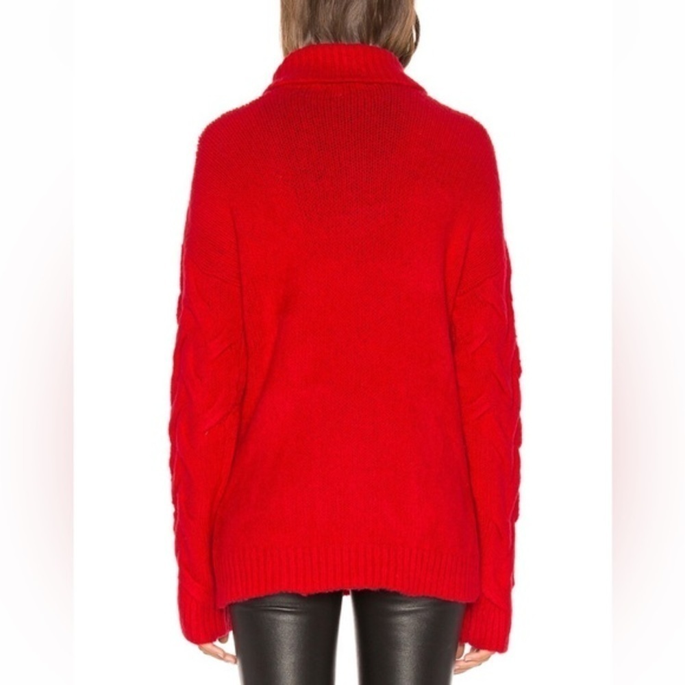 Endless Rose Chunky Knit Red sweater | Small - Picture 4 of 7